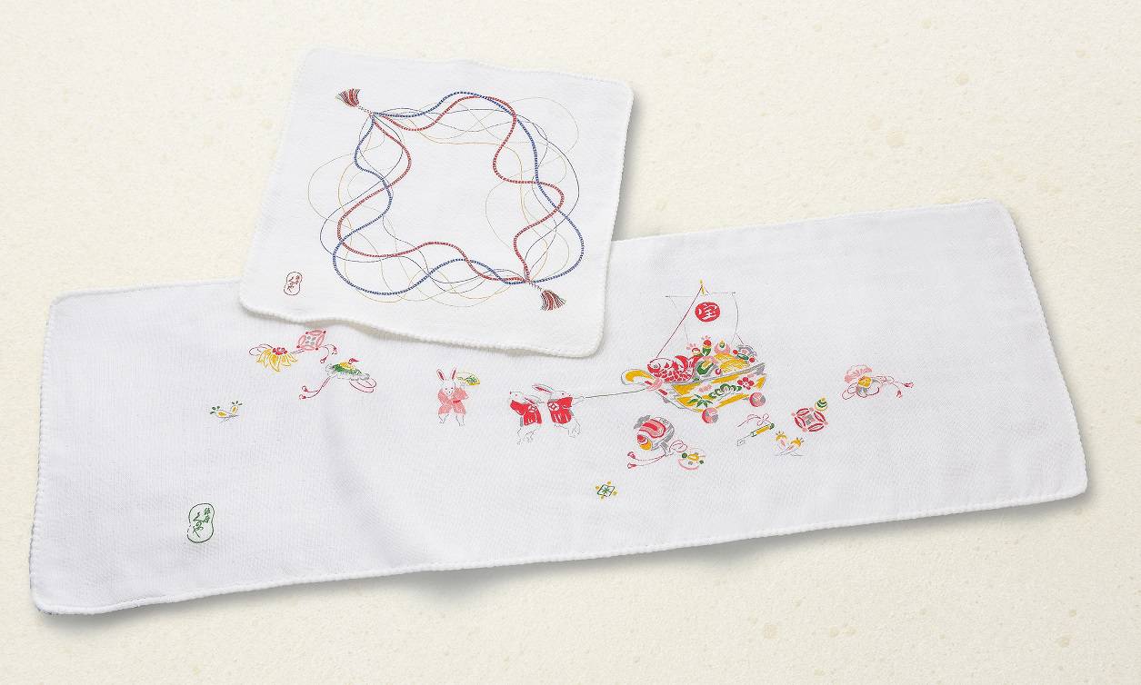 銀座くのや　手ぬぐい・ガーゼハンカチセット　これから産まれてくる赤ちゃんに 銀座くのやについて｜銀座くのやオンラインショップ｜江戸時代から続く